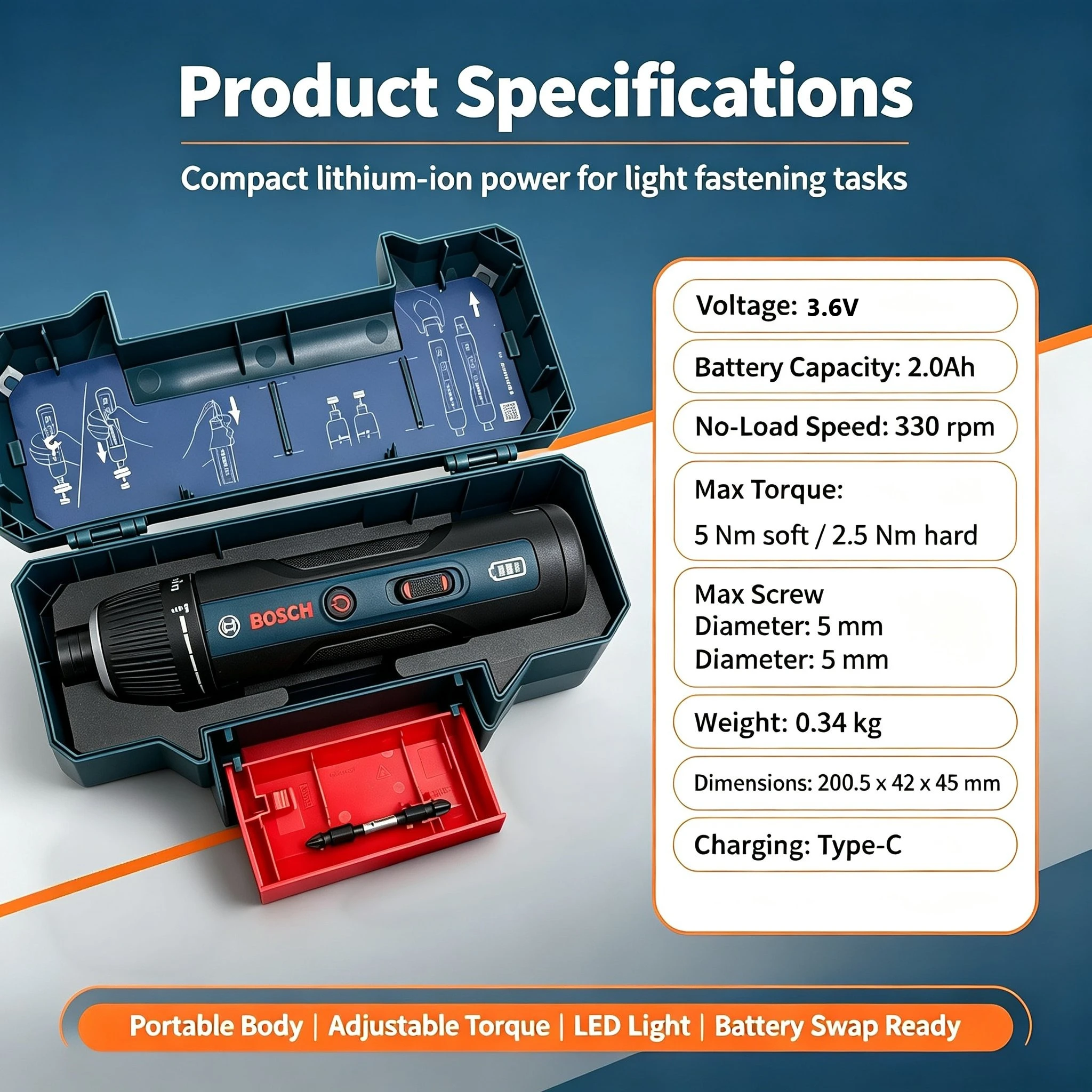 Bosch GSD4V-5 3,6V Şarjlı Elek - Electronics Repair Tools incelemesi ve fiyatı